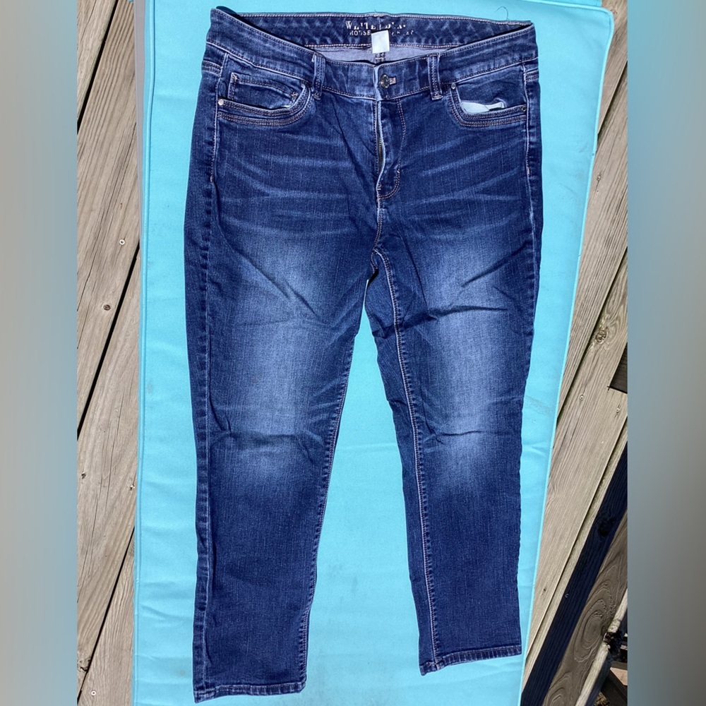 White House Black Market Slim Crop Jeans - Picture 7 of 14